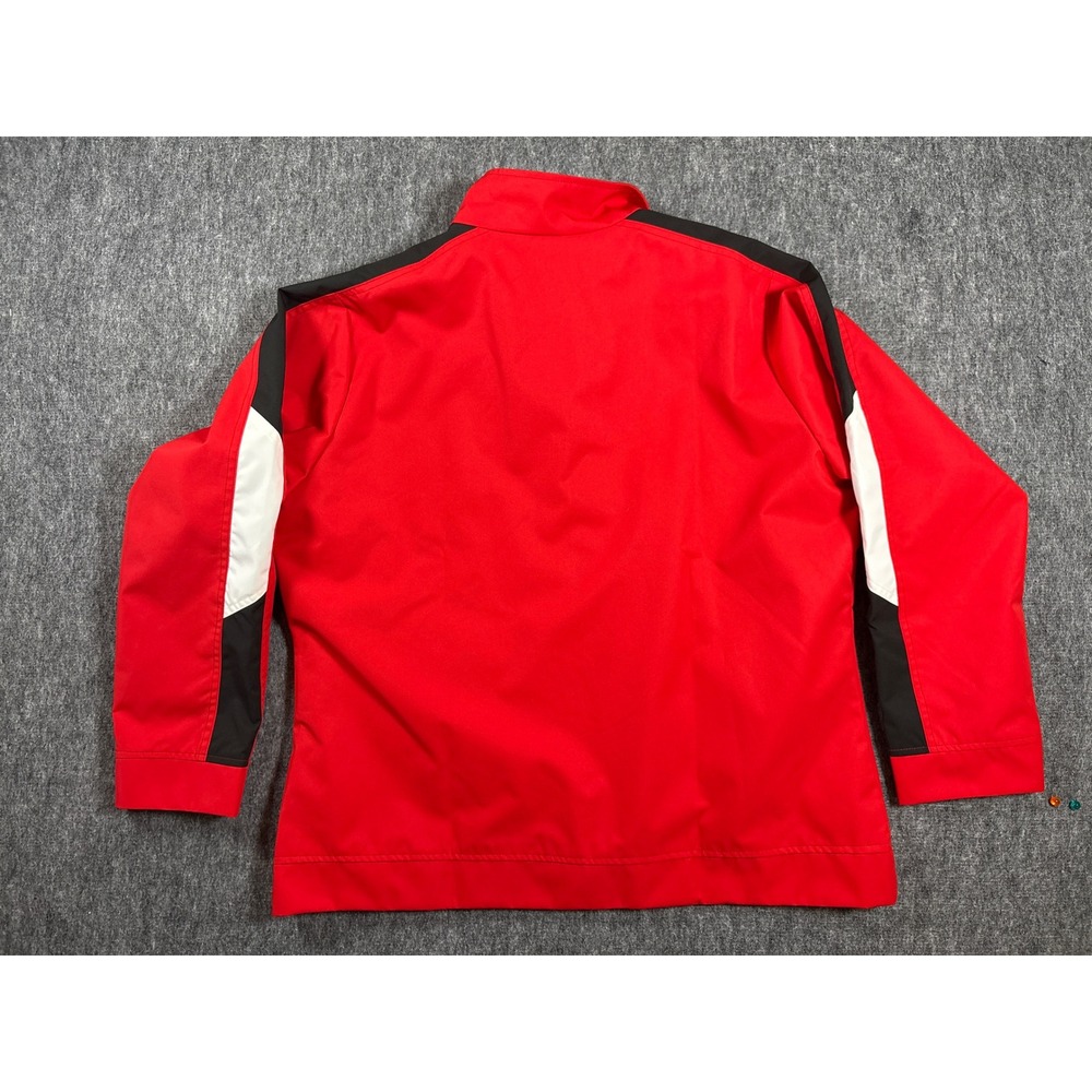 Audi Sport Mens Red Black Full Zip Track Jacket Racing Automotive XXL - Picture 2 of 7